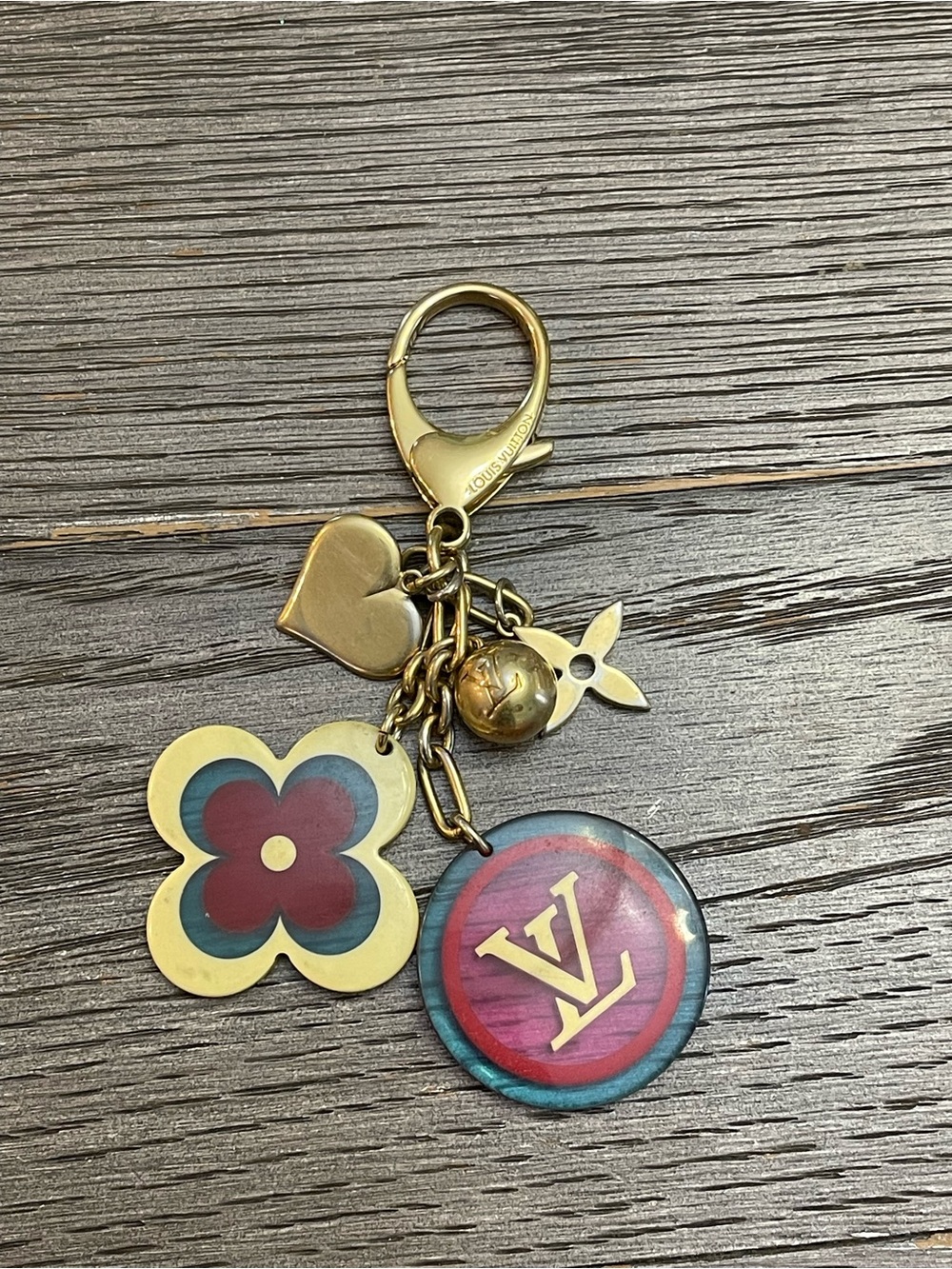 Louis Vuitton Gold Tone Bijou Sac Candy Bag Charm